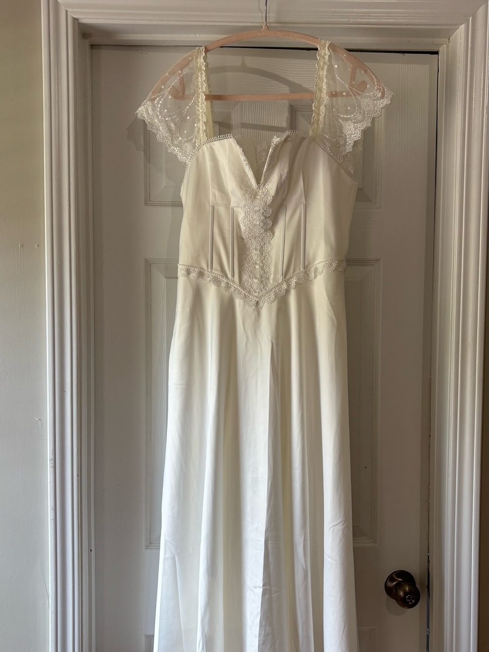 Lacemade White Pearl Corset Dress